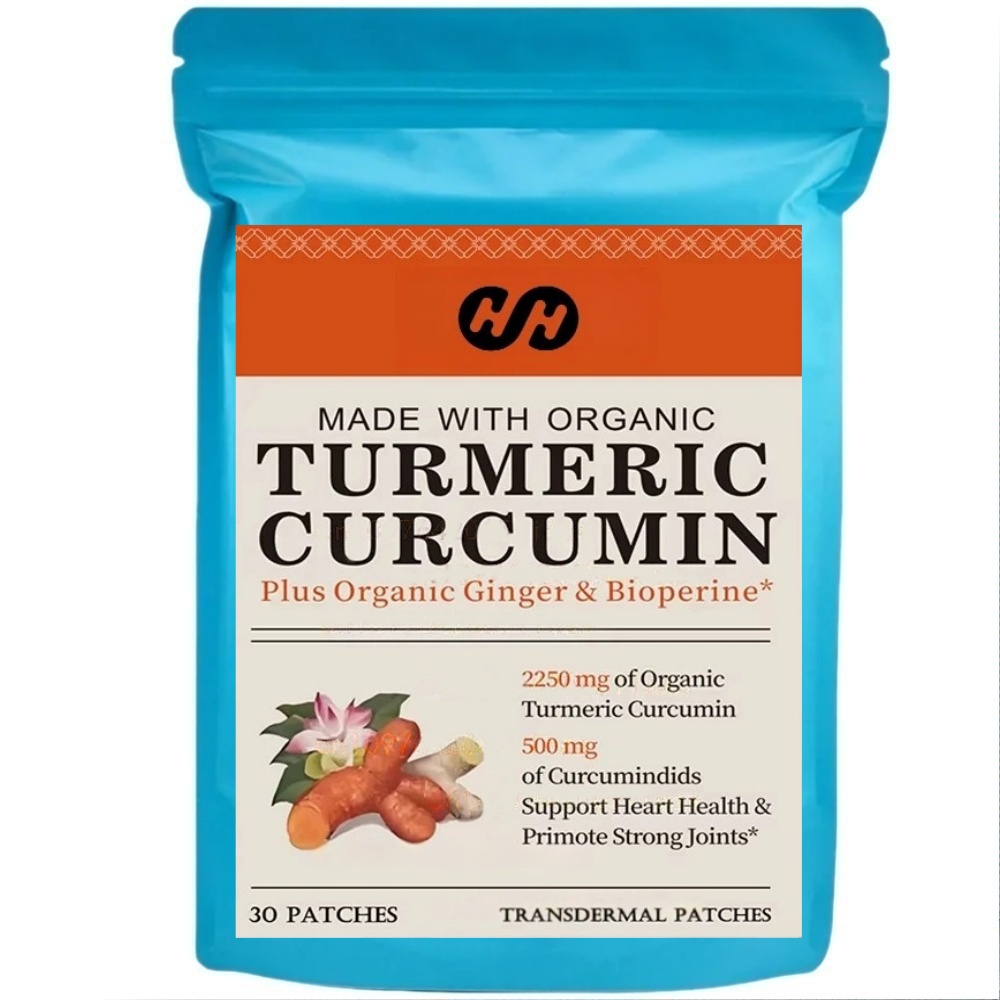 Turmeric - แผ่นแปะขมิ้นชัน 30 แผ่น แผ่นแปะขมิ้นชันแบบแปะผิวหนัง ช่วยบำรุงกล้ามเนื้อ