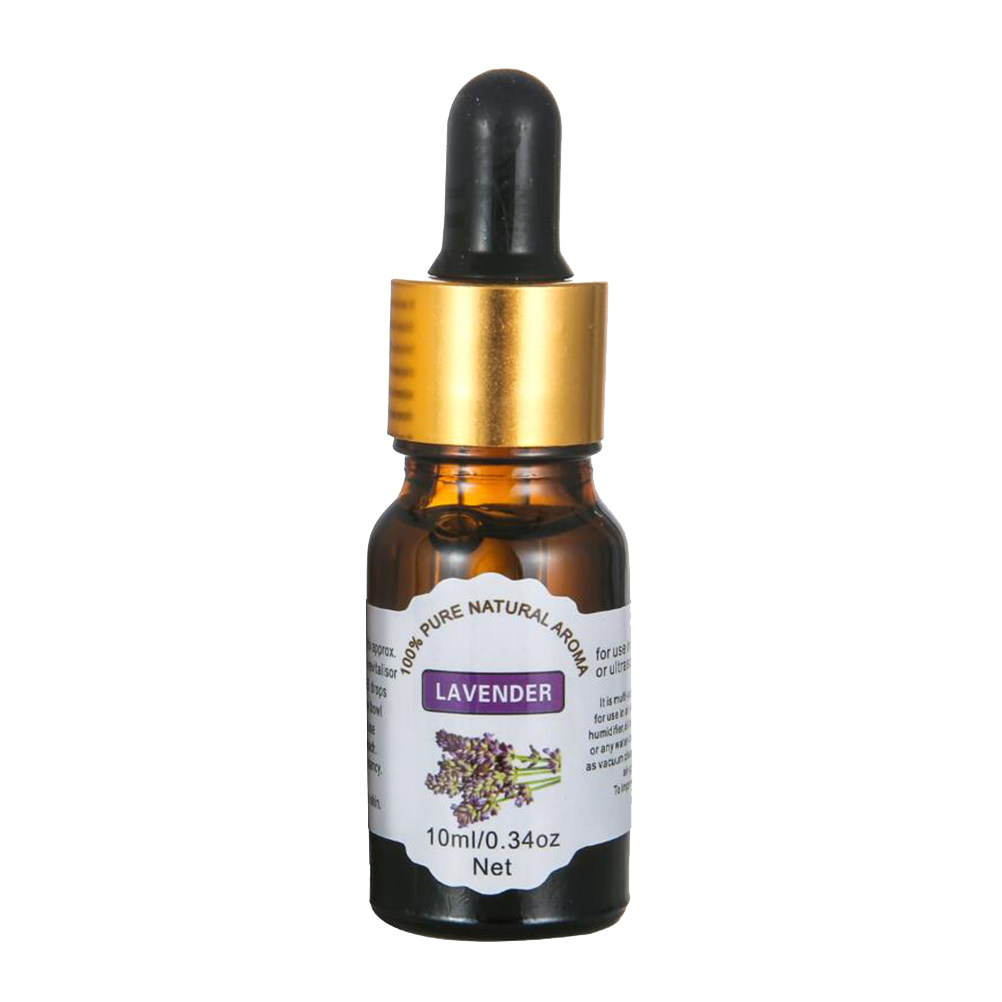 Lavender Oil - น้ำมันหอมระเหยลาเวนเดอร์บริสุทธิ์ 10 มล. ละลายน้ำได้ สำหรับเครื่องเพิ่มความชื้น เครื่องพ่นอโรมา