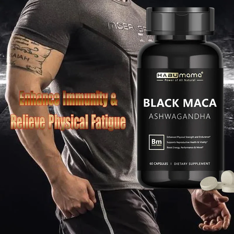 Ginger Tea - อาหารเสริมเพิ่มประสิทธิภาพชายด้วย Black Maca- Piles Muscle Builder