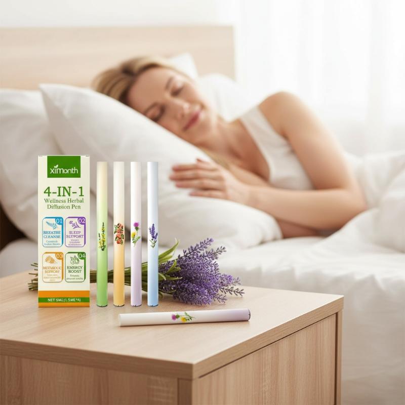 Herbal Supplement - ชุดเครื่องกระจายกลิ่นสมุนไพร 4 in 1 บาร์พลังงานสมุนไพร ช่วยฟอกอากาศ