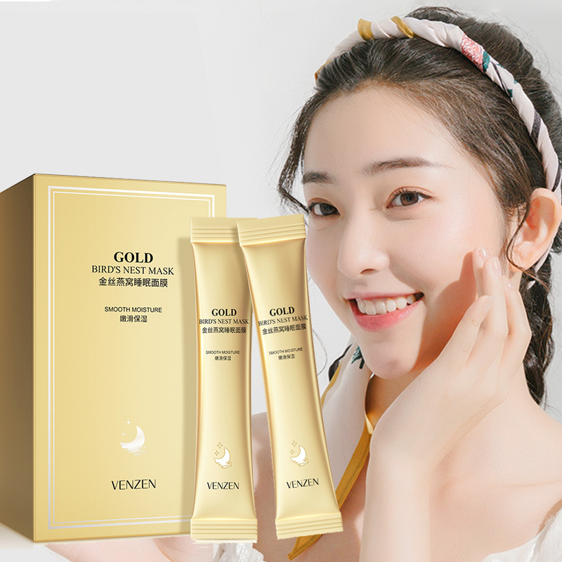 Ginger Tea - 20Pcs Gold Bird'S Nest Sleeping Mask