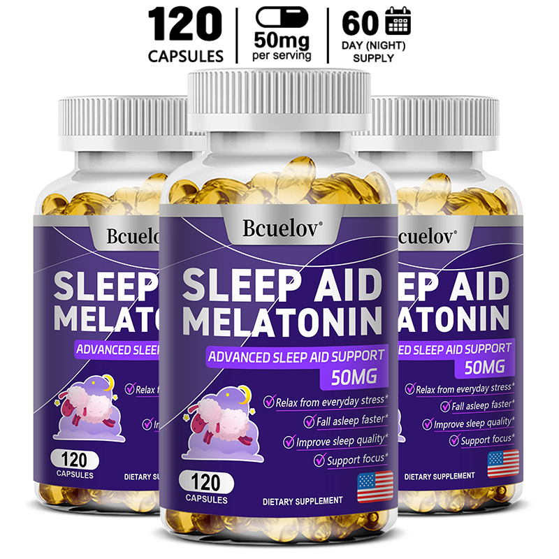 Herbal Supplement - เมลาโทนิน 25 มก. ชนิดแคปซูล ผสมแอล-ธีอะนีน แมกนีเซียมซิเตรต