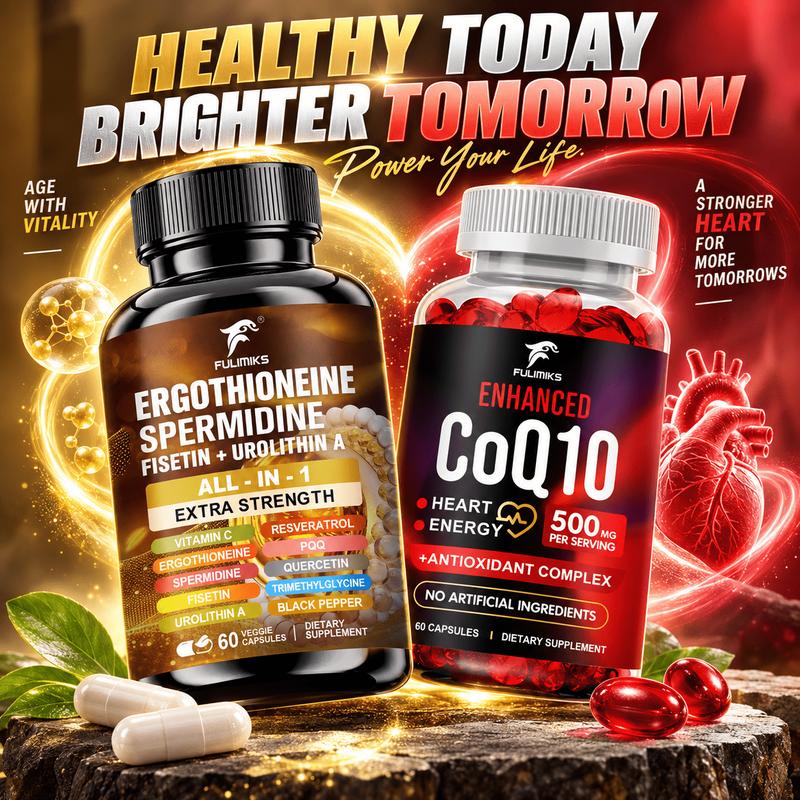 Health Wellness - ผลิตภัณฑ์เสริมอาหารโคคิวเทน (CoQ10) + เออร์โกธิโอนีน (Ergothioneine) +