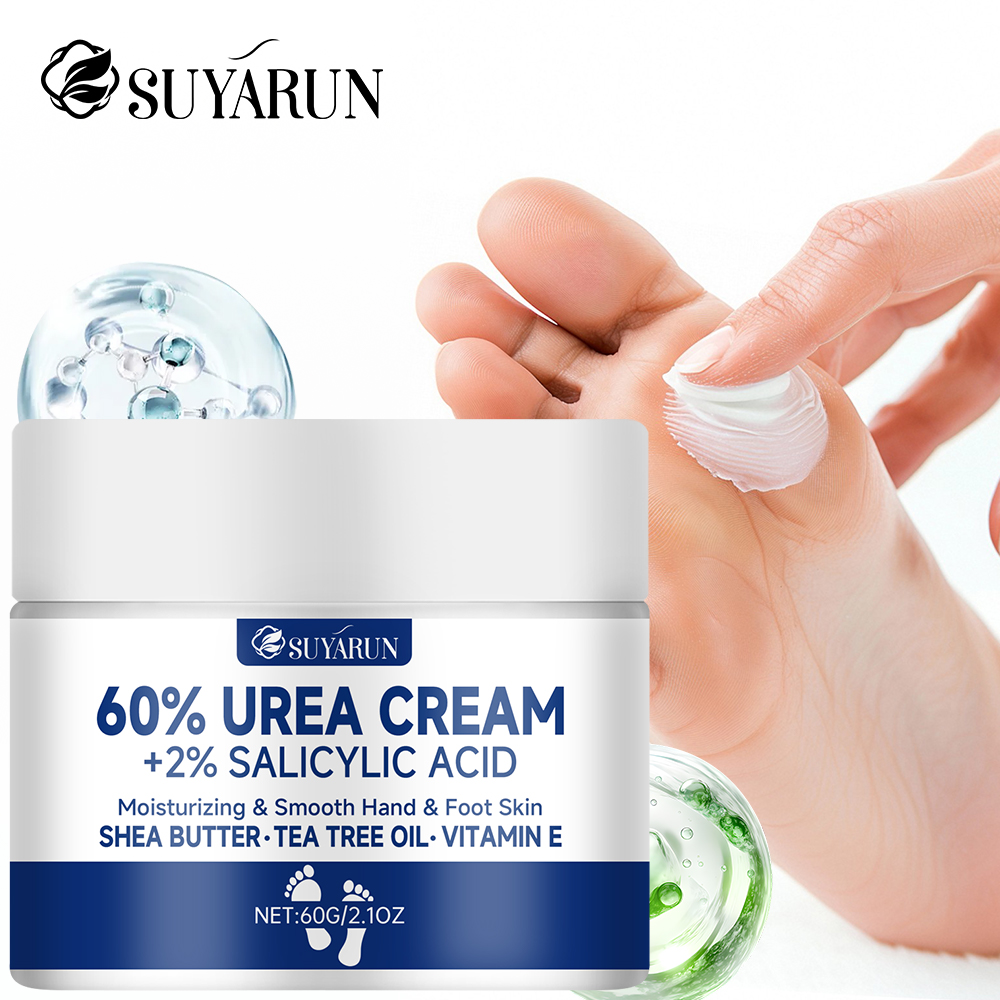 Herbal Tincture - SUYARUN ครีมทาเท้ายูเรีย 60% สําหรับส้นเท้าแตกและผิวแห้ง - การรักษาความชุ่มชื้นอย่างเข้มข้น,