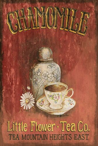 ป้ายโลหะสไตล์เรโทรวินเทจ โฆษณา - Chamomile Tea บทวิจารณ์และราคา