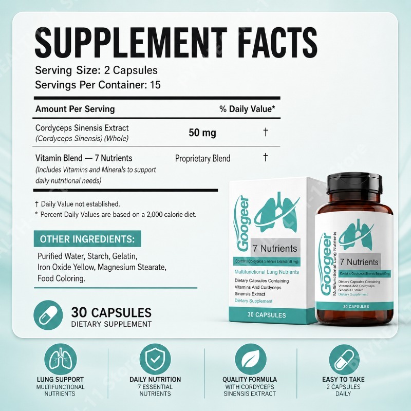 แคปซูลสารสกัดถั่งเช่า สมุนไพรเ - Herbal Supplement บทวิจารณ์และราคา