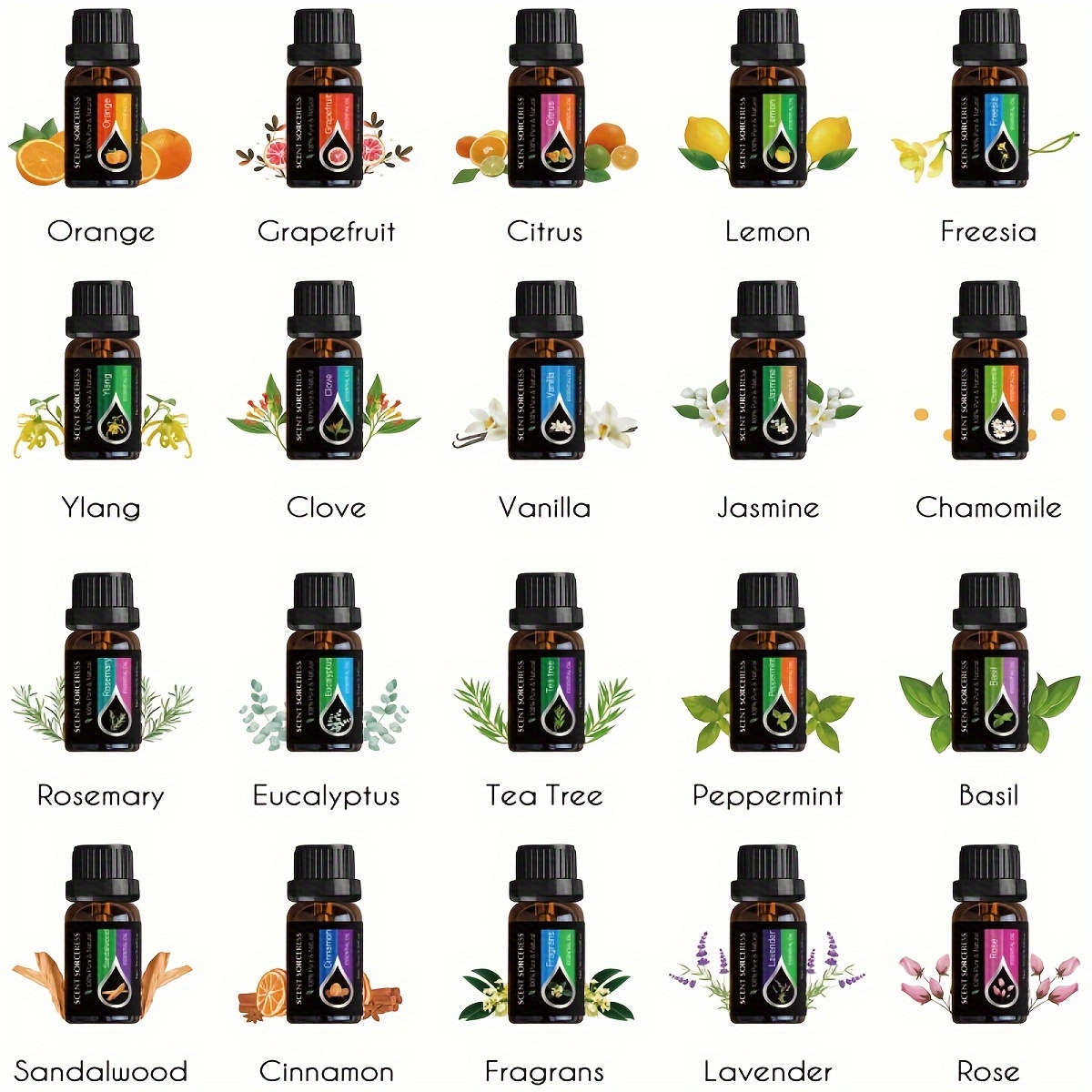 ชุดน้ำมันหอมระเหย 20 ชิ้น/ชุด  - Lavender Oil บทวิจารณ์และราคา