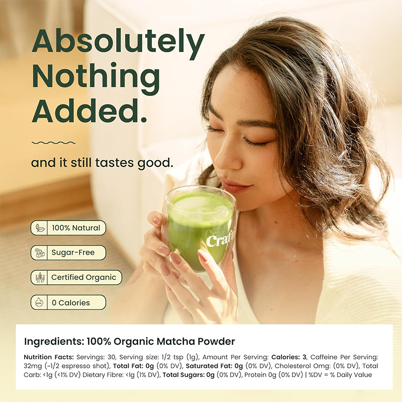 ผงมัทฉะ ตัวช่วยเพิ่มพลังงานตาม - Herbal Tincture บทวิจารณ์และราคา
