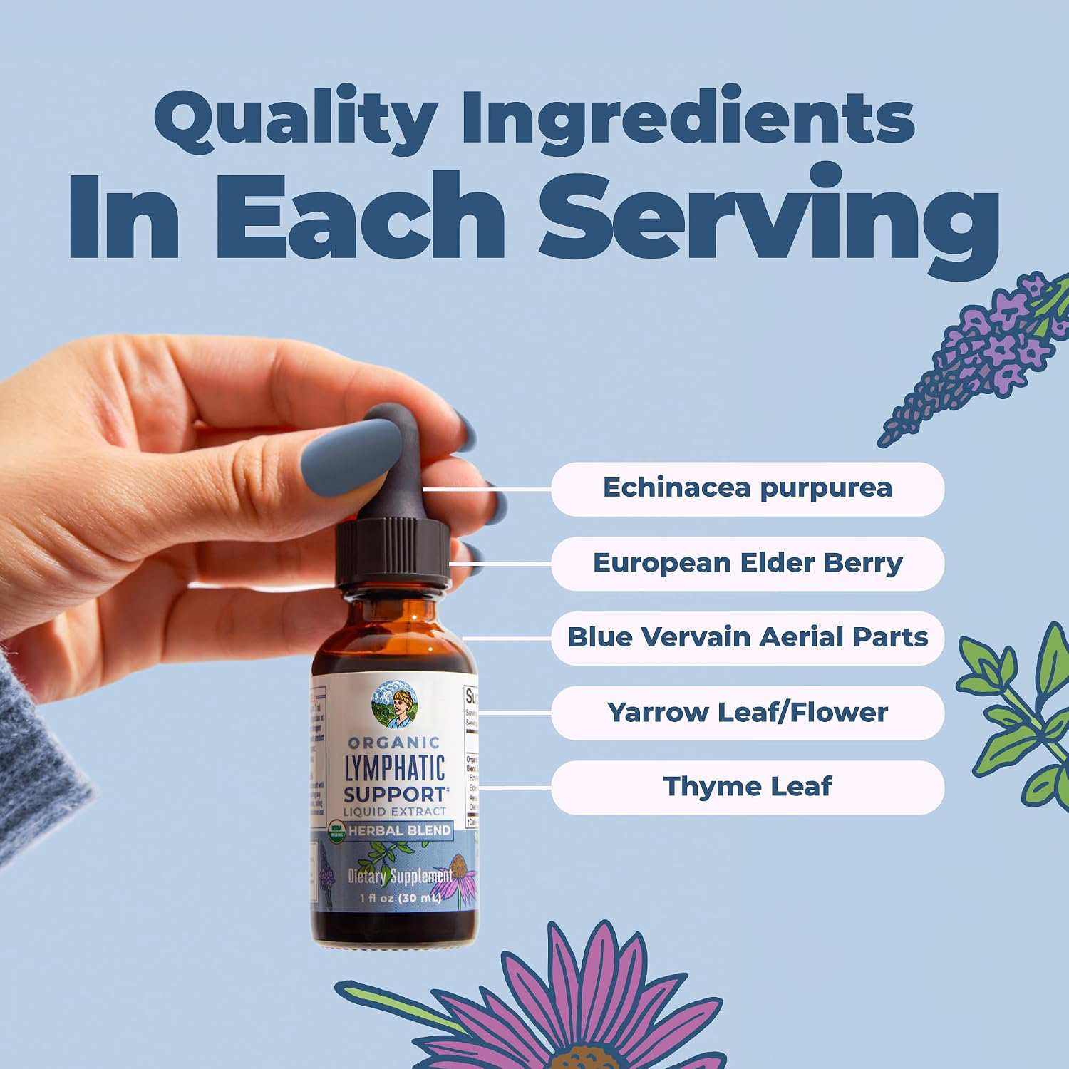 น้ำยาหยดบำรุงระบบน้ำเหลืองออร์ - Echinacea บทวิจารณ์และราคา