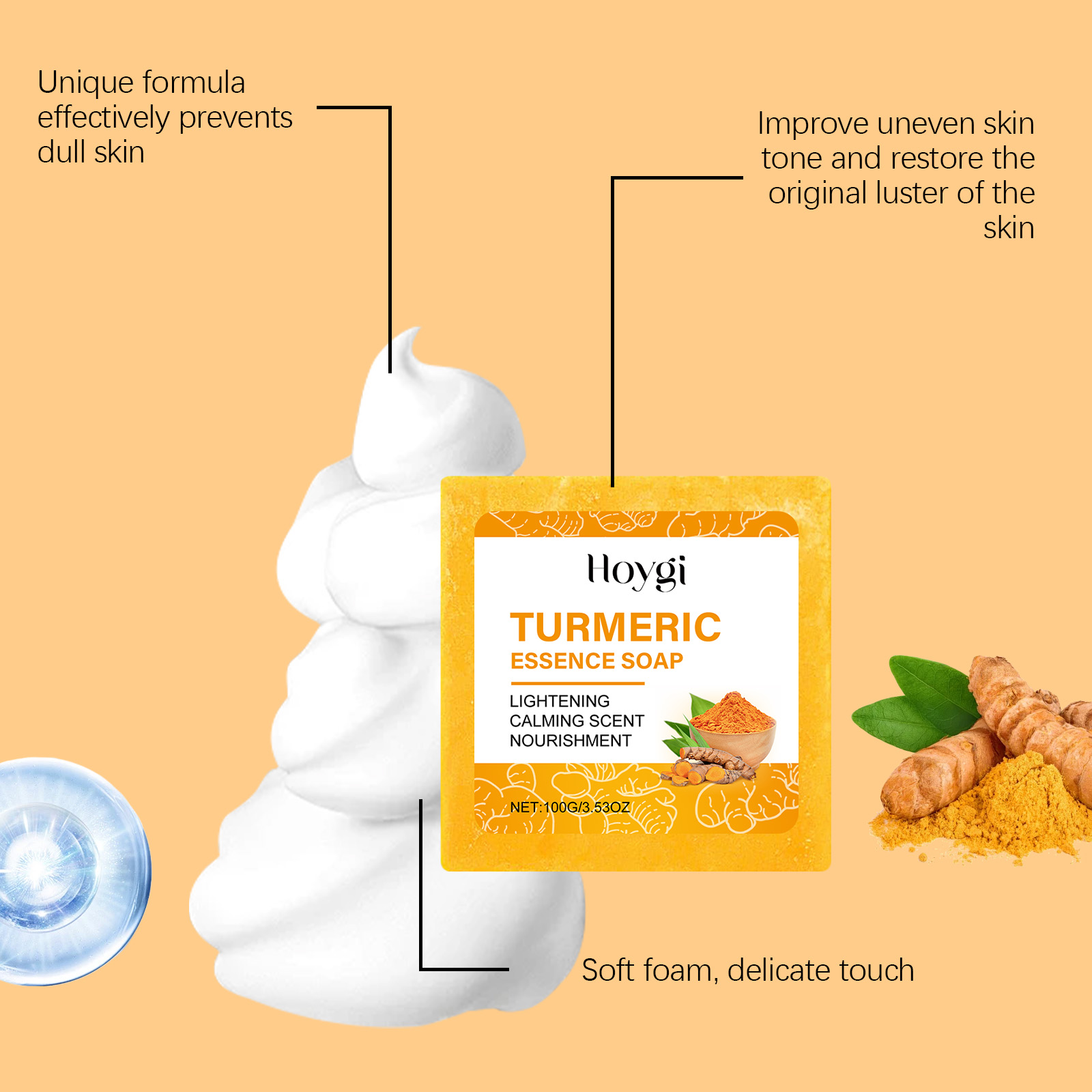 ขมิ้นชุดบํารุงผิวสบู่ Anti Acn - Turmeric บทวิจารณ์และราคา