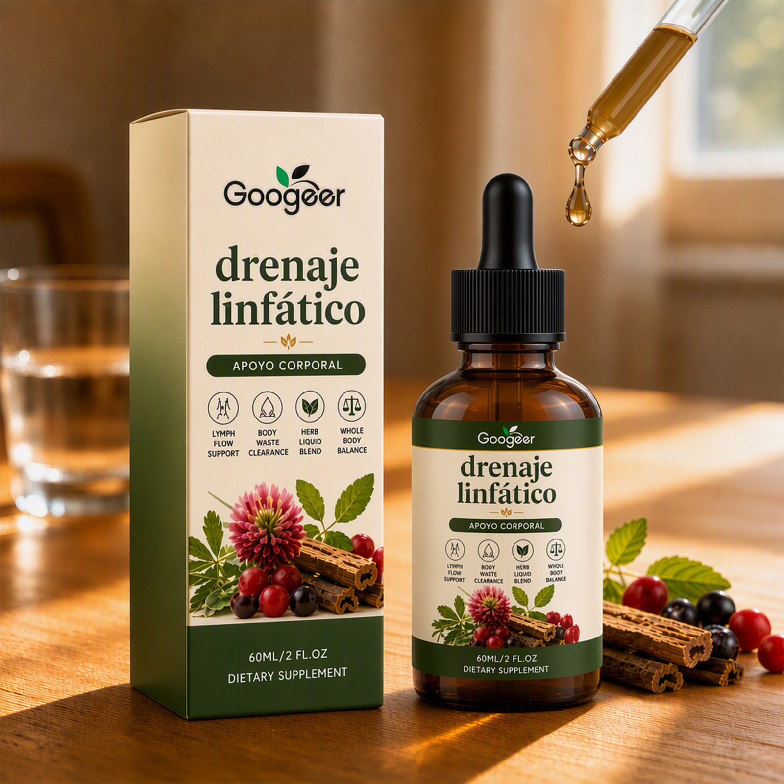60 มล. Googeer น้ำมันสมุนไพรบำ - Herbal Supplement บทวิจารณ์และราคา