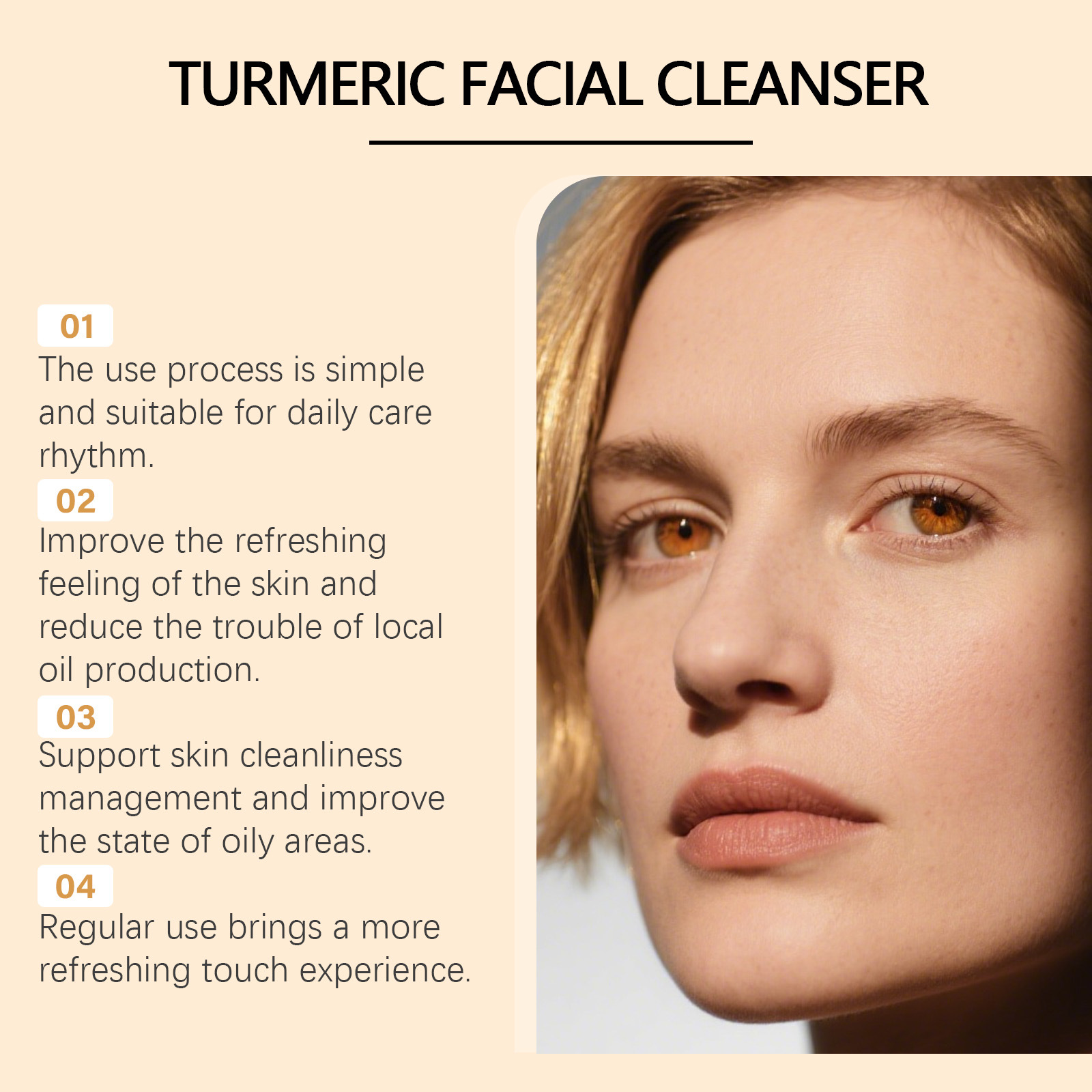 มูสทำความสะอาดผิวหน้าขมิ้น ทำค - Turmeric บทวิจารณ์และราคา