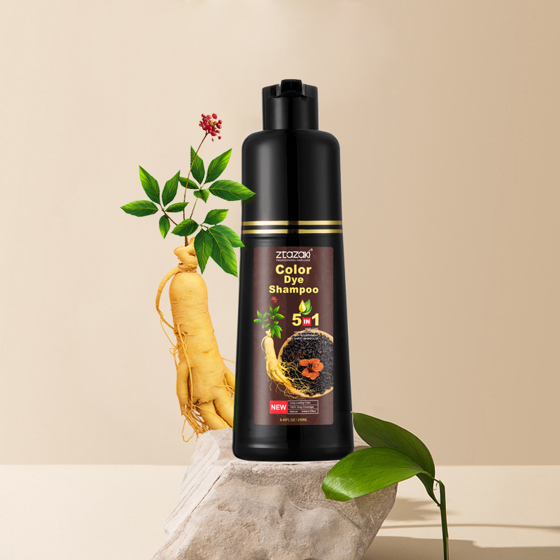 โมเครุ แชมพูย้อมผมผสมโสม สูตรส - Ginger Tea บทวิจารณ์และราคา